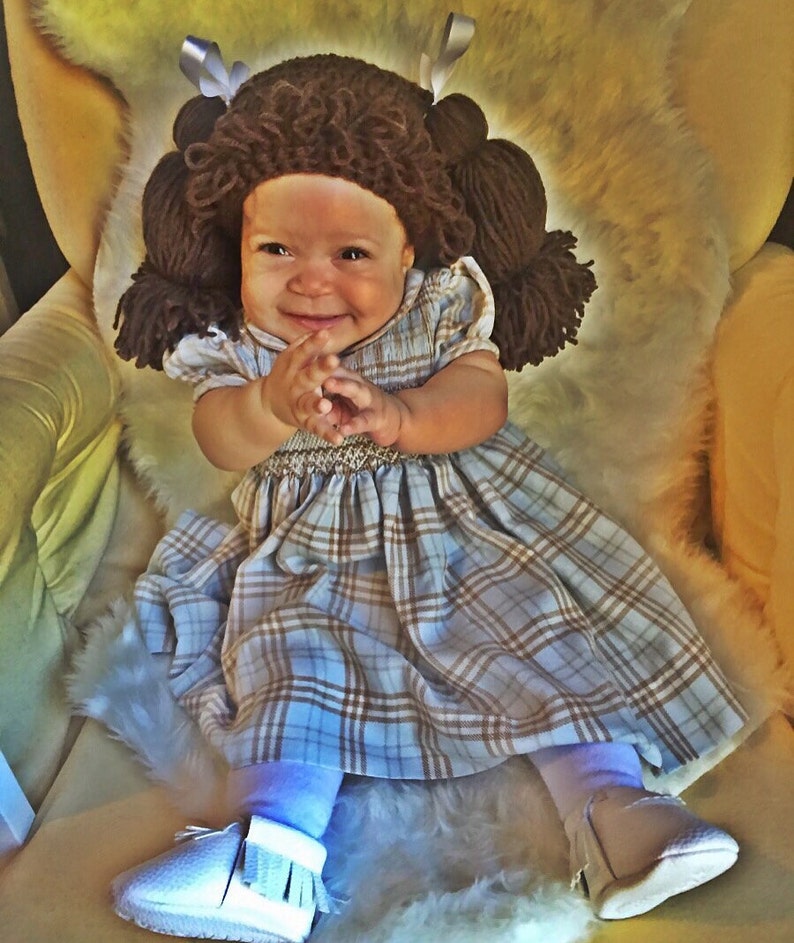 Cabbage Patch Wig Cabbage Patch Kids Wig Baby Hat Cabbage Etsy