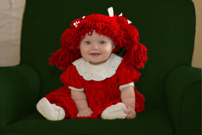 Baby Wig Cabbage Patch Kid Wig Cabbage Patch Inspired Hat Etsy