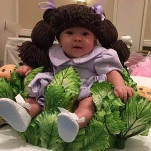 Cabbage Patch Kids Hat, Cabbage Patch Hats, Cabbage Patch Wigs, Halloween Accessory, Dress Up Hats For Kids, Baby Wigs, Pigtail Hats image 4