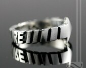 To our Future Mens Sterling Silver Band