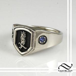 House Signet Ring - The Eagle - Sterling Silver