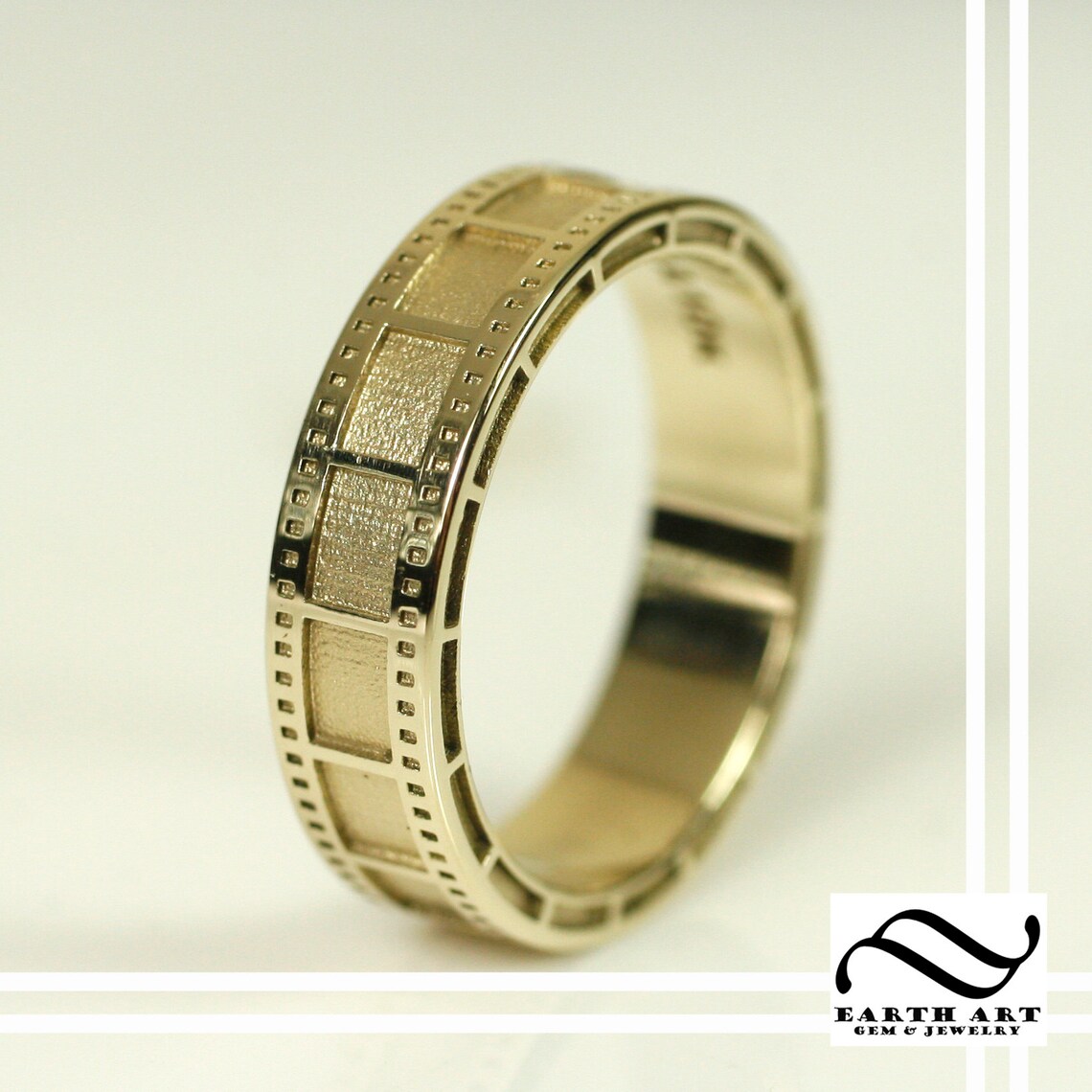 14k Gold Film Strip Ring 35mm Film Band for Man or Woman Etsy