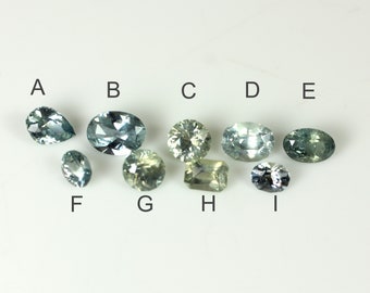 Loose Montana Sapphires - Unheated Assorted shapes