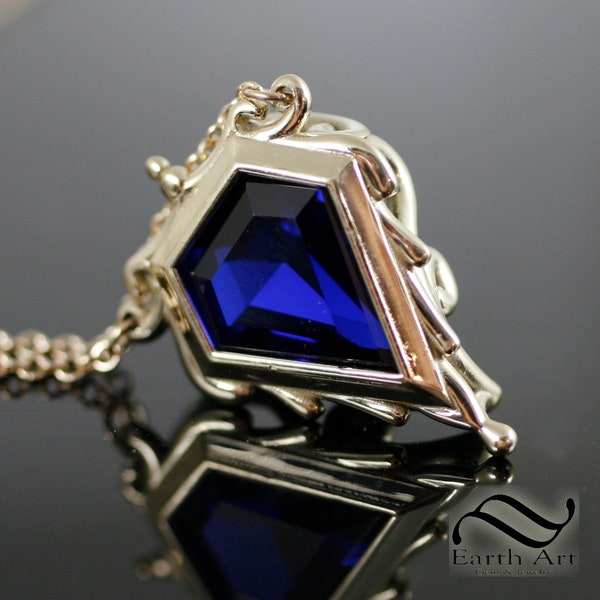 Mox Sapphire Pendant - With Different metal options -MTG Inspired