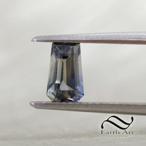 Onverwarmde Tanzania Sapphire 1.18ct natuurlijke parti saffier