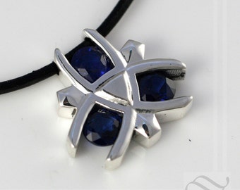 Zora's Sapphire Pendant - Natural Sapphires