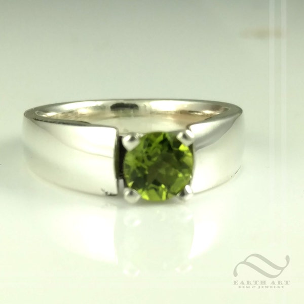 Once Upon A Time Ring - Peridot and Sterling or gold