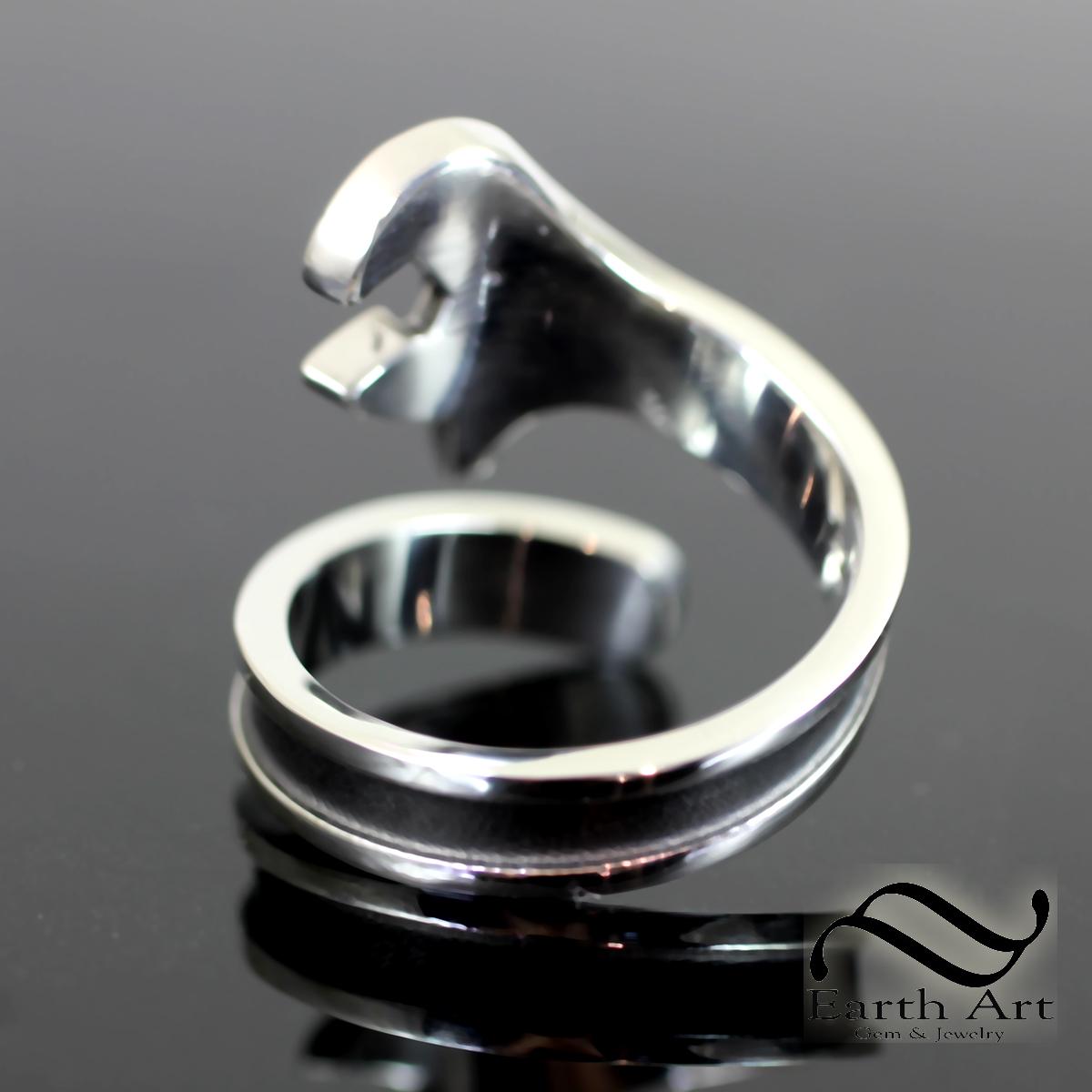 Adjustable Wrench Ring - Sterling Silver - Crescent Wrench Ring - Etsy