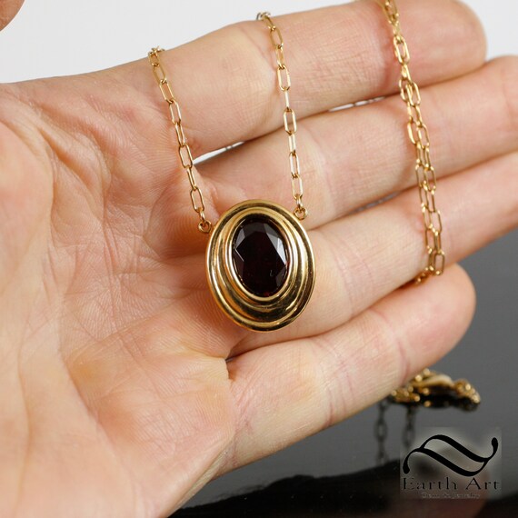 Mox Ruby Pendant - Several Metal Options - MTG Inspired - Etsy