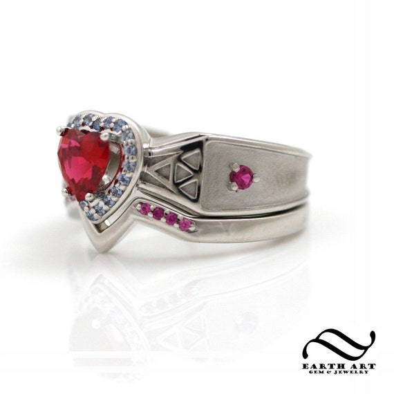 Zelda Heart Container Wedding Band - Etsy