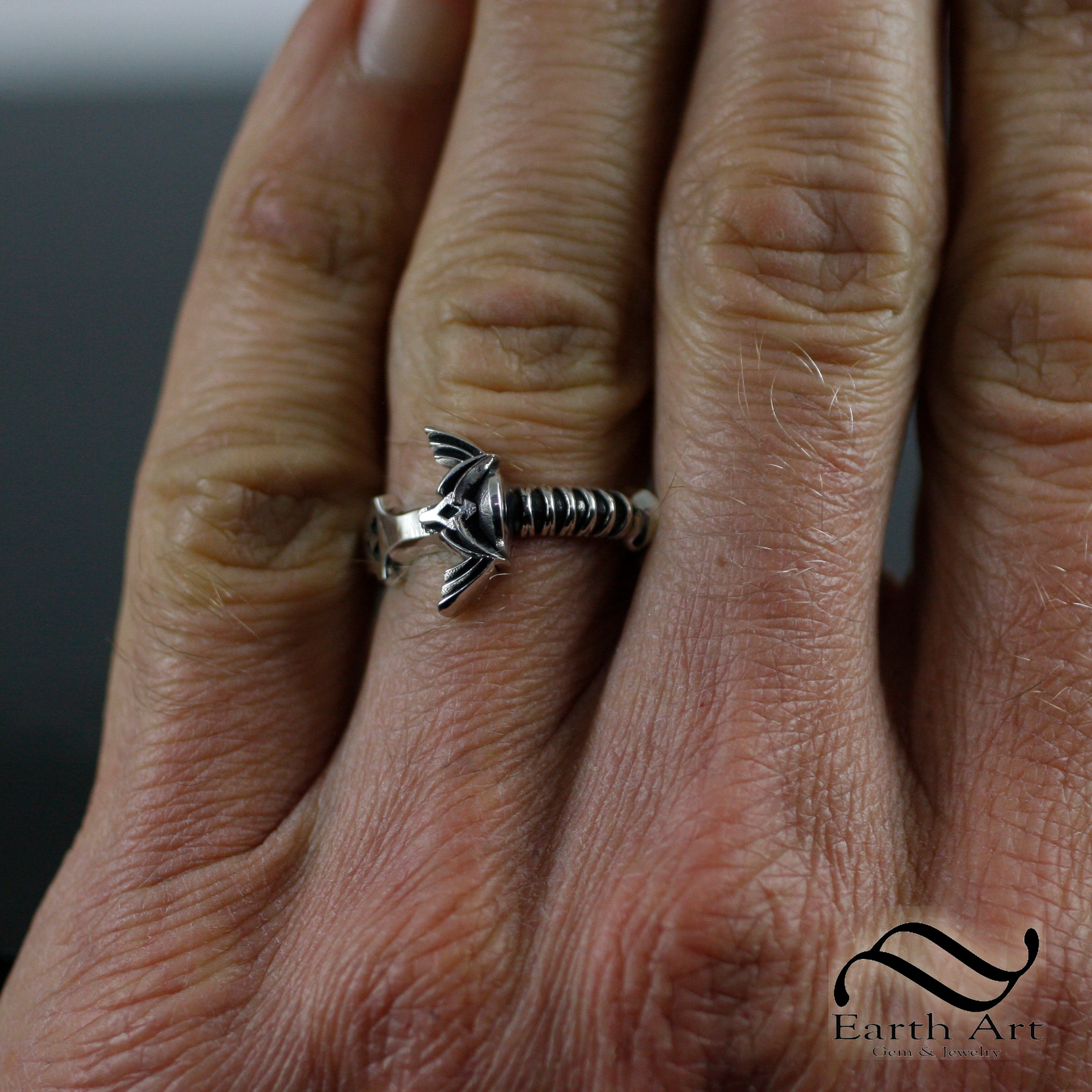 Master Sword Ring - Zelda Inspired - Sterling Silver or 14k Band