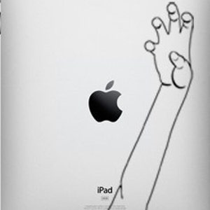 Put Your Paws Up -- Lady Gaga-Inspired Decal for iPad1 or iPad2