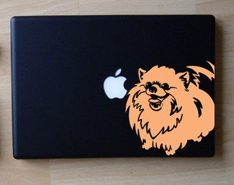 Pumpkin the Pomeranian Decal Macbook Laptop