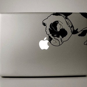 Brit the English Bulldog Decal Apple Macbook