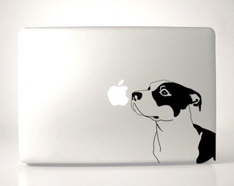 Pitbull Decal Macbook Apple Laptop