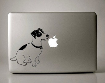 Devereaux the Jack Russell Terrier Decal Macbook Laptop