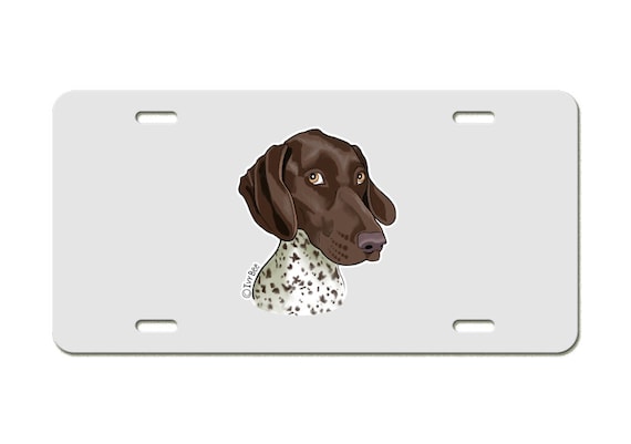 German shorthaired pointer license plate hotsell