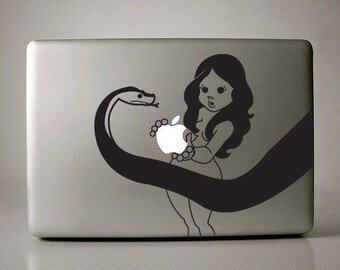 Eve and the Serpent (Work Safe) Decal Macbook Apple Laptop