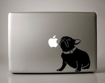 Jenny the French Bulldog Decal Macbook Apple Laptop