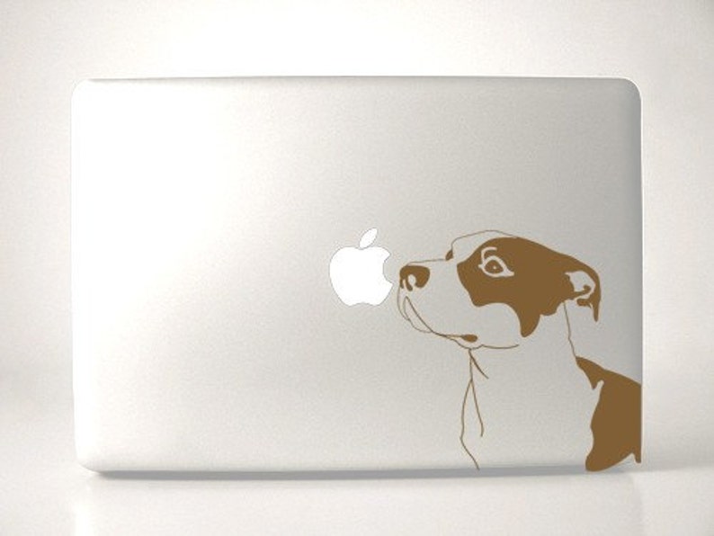 Pitbull Decal MacBook Apple Laptop image 2