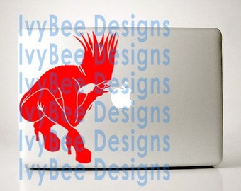 Lipstick Red Bad Romance Lady Gaga Apple Decal Macbook