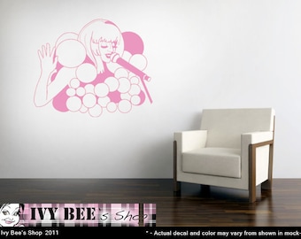 Bubble Dress - Lady Gaga Vinyl Wall Decal