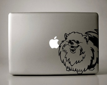 Pomeranian Decal Macbook Laptop