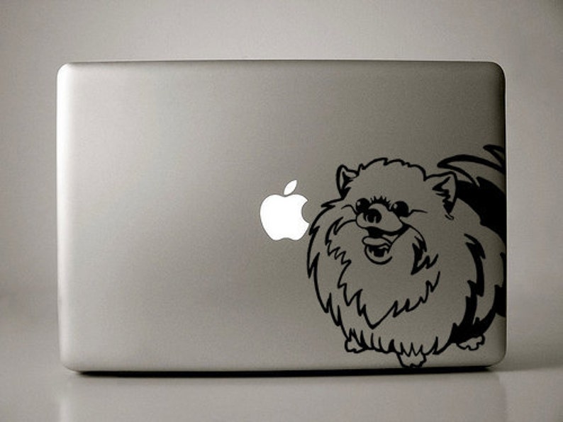 Pomeranian Decal MacBook Laptop image 1