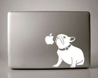 French Bulldog Decal Macbook Apple Laptop