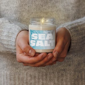 Sea Salt Scented Soy Candle