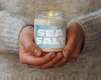 Sea Salt Scented Soy Candle