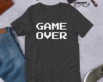 Game Over Tee Shirt Video Game T-Shirt