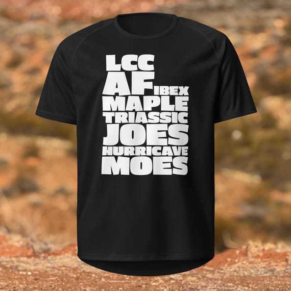 Utah Rock Climbing Bouldering Unisex Sports Jersey