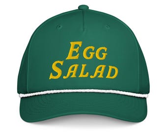Egg Salad Classic Golf Rope Embroidered Cap