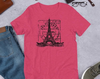 Paris France Travel Stamp Unisex t-shirt