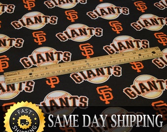 Retro San Francisco Giants Baseball 44 Inch Cotton Fabric 60029 B