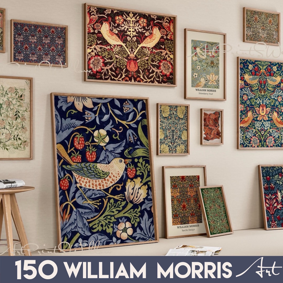 William Morris Digital Prints - Art Nouveau Home Decor, 150 Printable ...