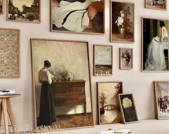 10.000 French Country Gallery Wall Prints: Vintage Cottagecore Decor, Light Academia Farmhouse Bundle Printables