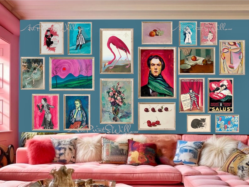 5000 Maximalist Wall Art, MEGA BUNDLE, Trendy Wall Art, Maximalist Gallery Wall Set, Eclectic Wall Art, Maximalist Home Decor, Trendy Print, Wall Art, Digital Art, Digital Prints, Art Prints, Trendy Posters, Colorful Art, Vivid Art Space, Aesthetic