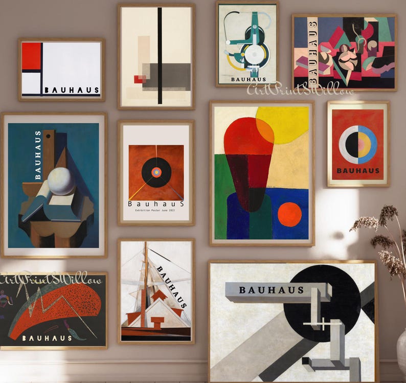 Set Di 6 Poster Artistici Boho Geometrici - Stampe Minimaliste Oro E Nero, Formato 20x25 Cm Senza Cornice. Perfetti Per Decorare Soggiorno, Camera O Ufficio. - 2