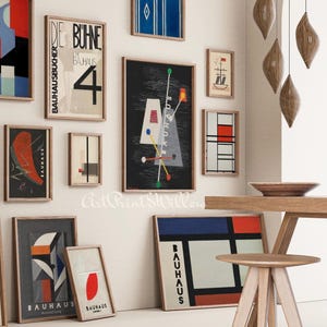 Boho Gallery Wall Art Set - 2000 Mid-Century Modern Prints, Abstract Printable Digital Download