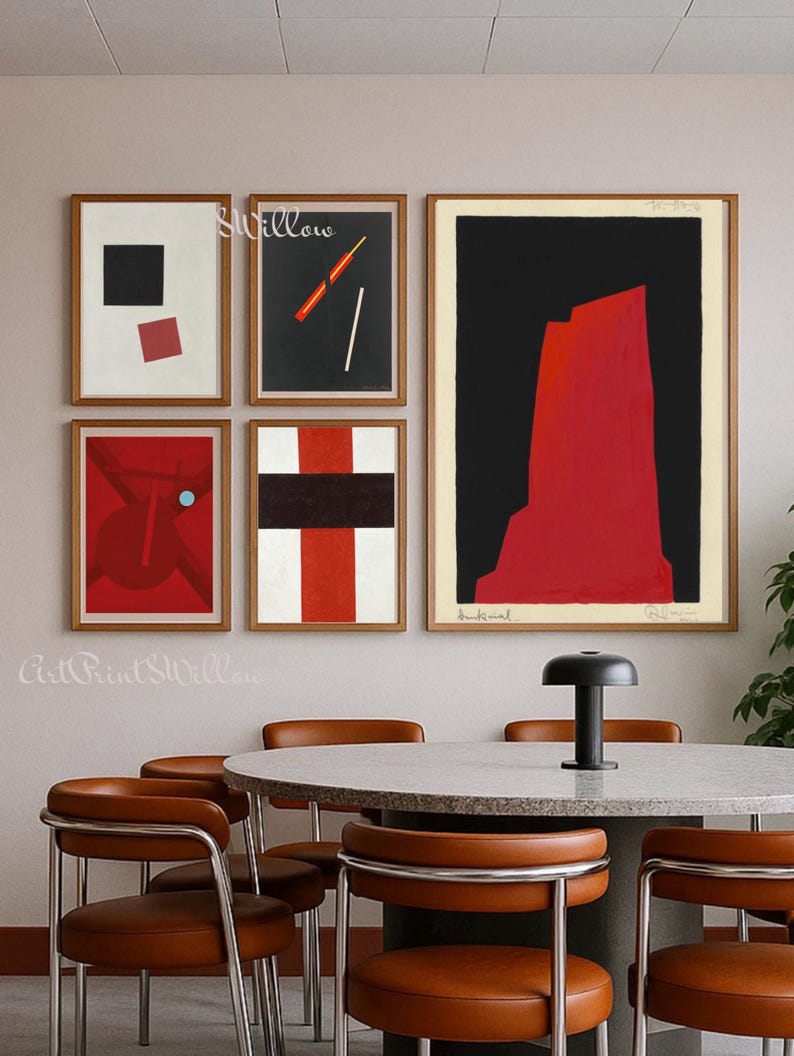 2000 Bauhaus Digital Prints Bundle - Geometric Modernist Posters, Large Abstract Wall Art Download Set