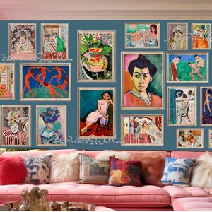 200 Henri Matisse Art Prints, Eclectic Gallery Set, Exhibition Bundle, Modern Maximalist Oil Paintings, Digital Download, Printable Wall Art, North Prints, Northprints, Maximalist Decor, Matisse, Colorful Art, Famous Artist, Classic Oil Paintings