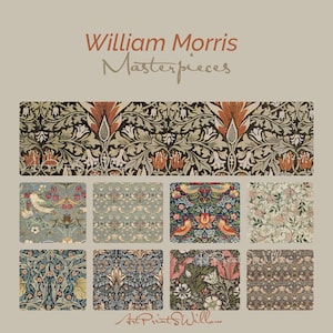 150 Printable William Morris Wall Art Prints, Art Nouveau Decor, MEGA BUNDLE Gallery Wall Set, Eclectic Digital Download, Vintage Prints, North Prints, Farmhouse Decor, NorthPrints, Bundle of Art, Textile and Tapestry Design, Floral, Flower, Home