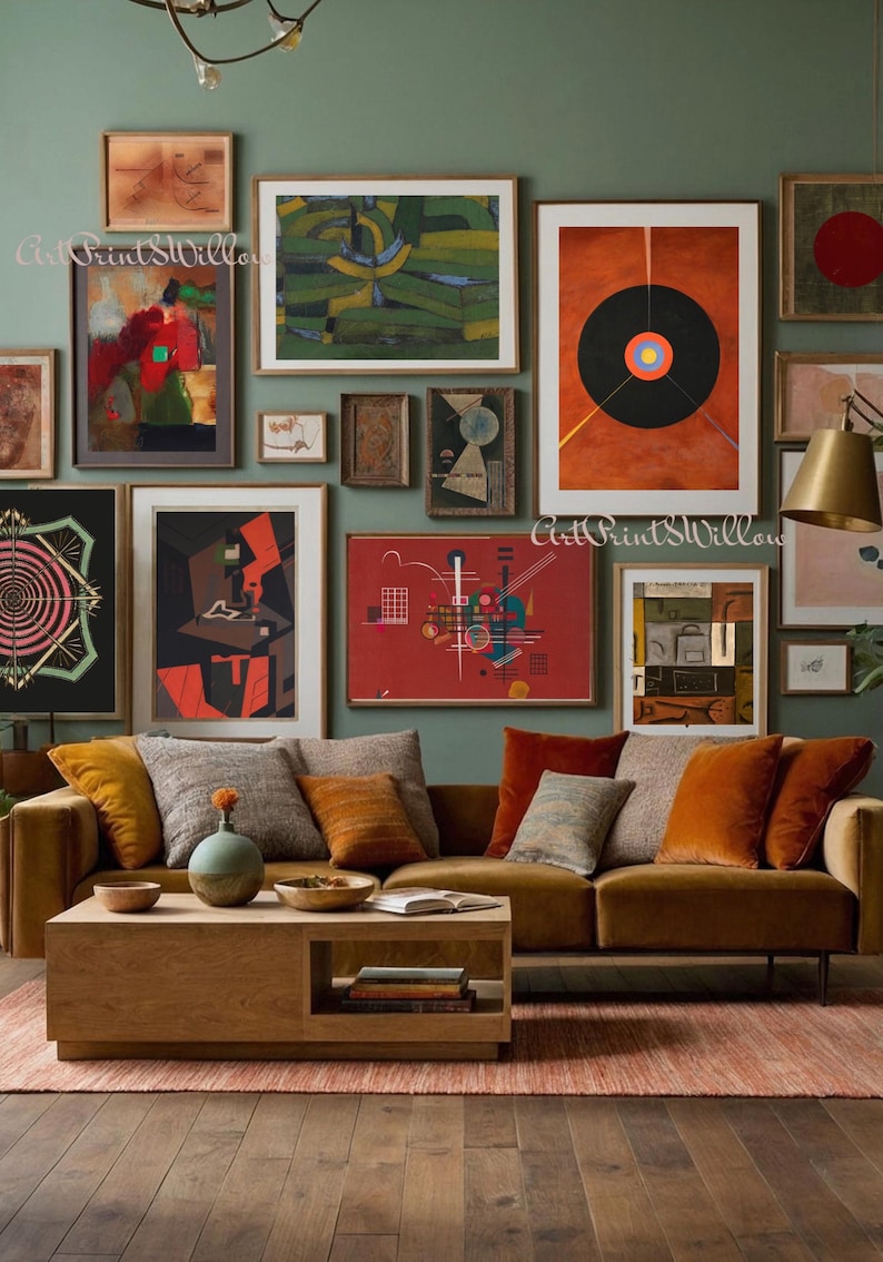 2000 Bauhaus Digital Prints Bundle - Geometric Modernist Posters, Large Abstract Wall Art Download Set