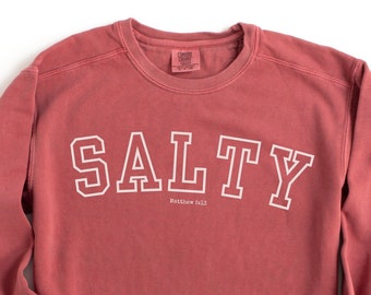Christian SALTY Sweatshirt, Womens Oversized Graphic Shirt, Salt Of The Earth, Scripture Verse Graphic Sweatshirt, Trendy Shirt, Crewneck