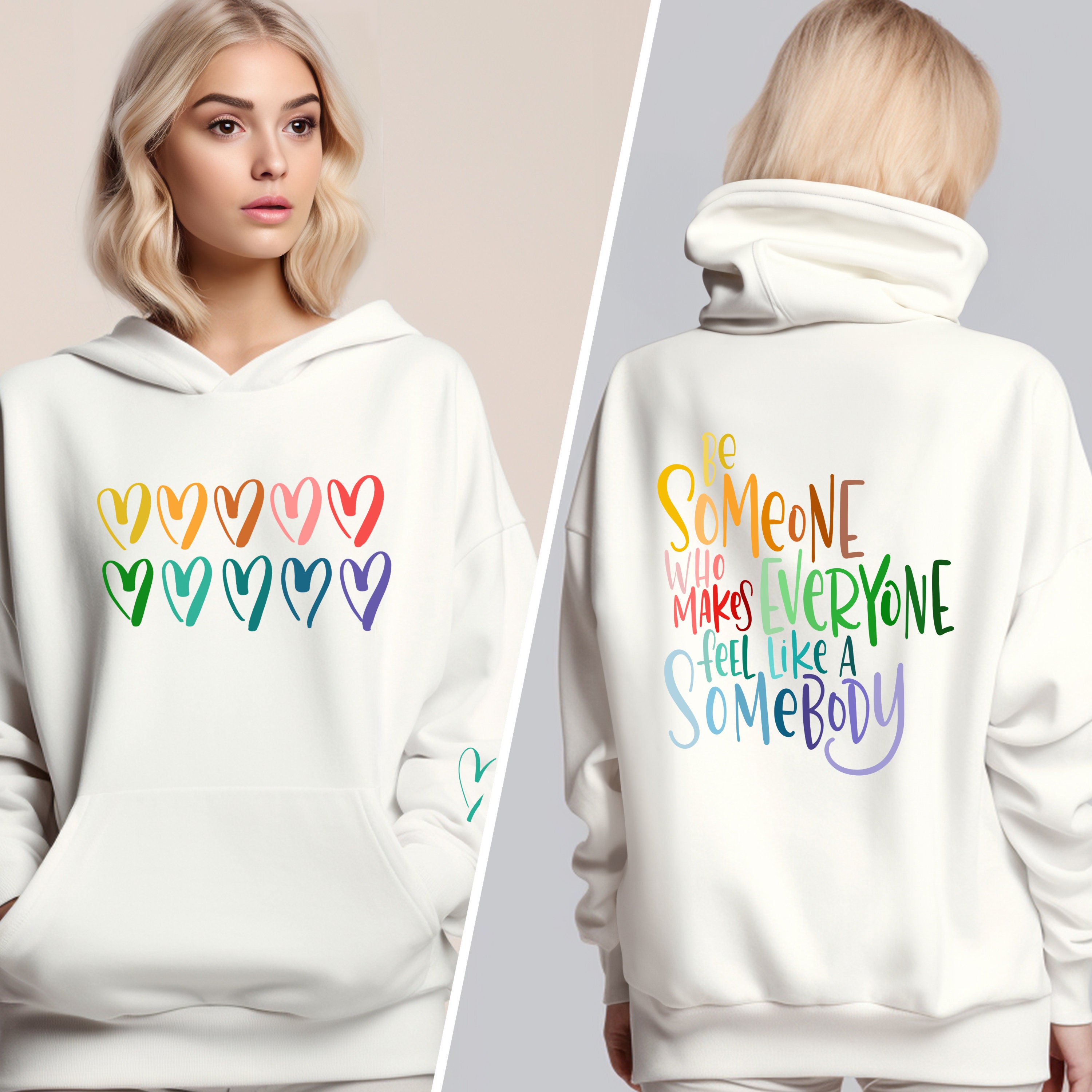 Jojo siwa rainbow hoodie hotsell