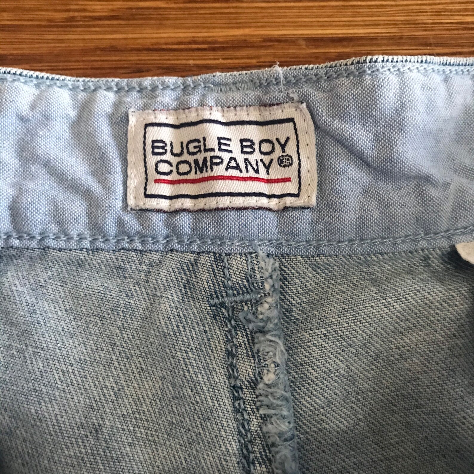 Vintage Bugle Boy pleated dad shorts 34 denim | Etsy