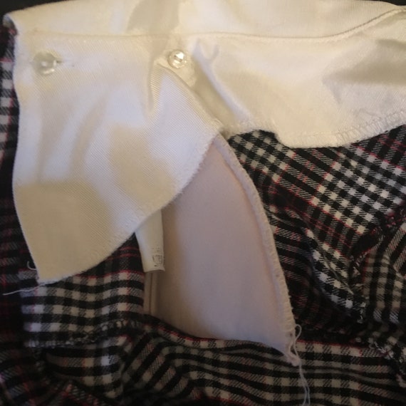 vtg Lanz Original S plaid flannel dress POCKETS m… - image 6