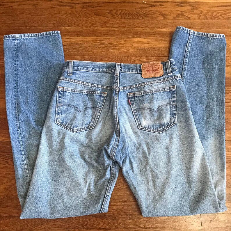 Vintage Levis 501 Faded Jeans 34x36 